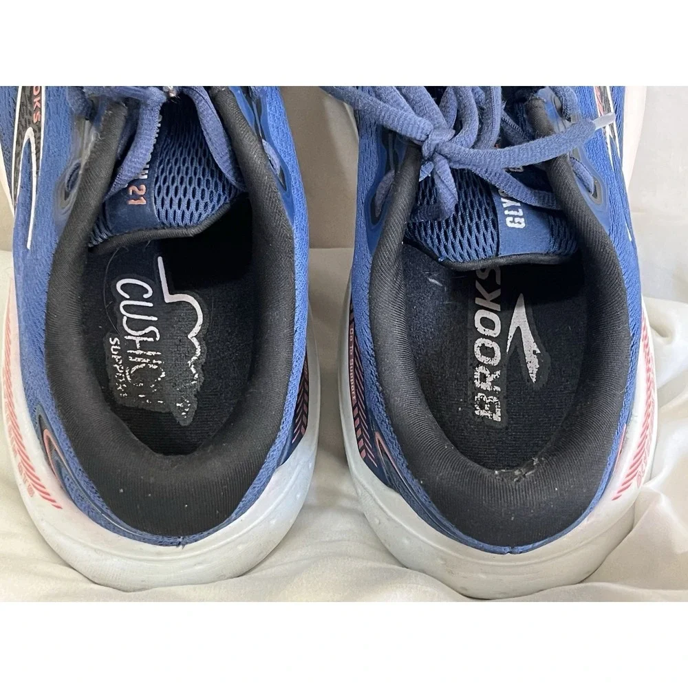 Brooks Glycerin GTS 21 Women's Running Sneakers Blue, Size 9.5